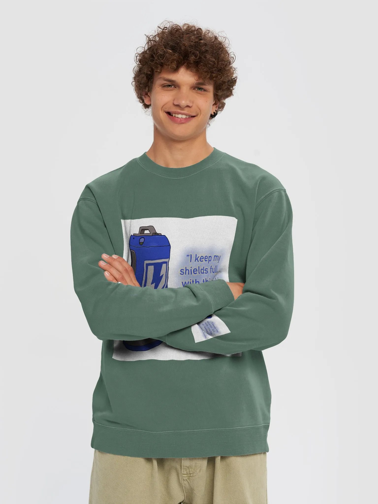SinisterSushii Big ol' Battery Luxe Crewneck Sweater product image (37)