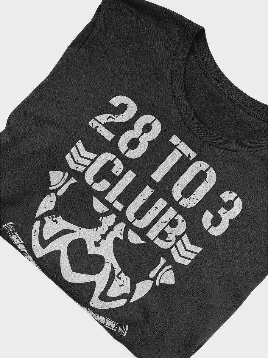 The 28 to 3 Podcast White "28 to 3 Club" Unisex T-Shirt product image (5)