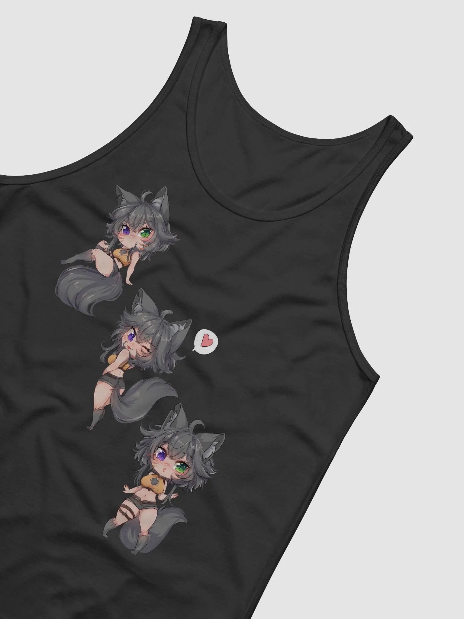 WolfcatRisi Chibi Unisex Tank Top product image (12)