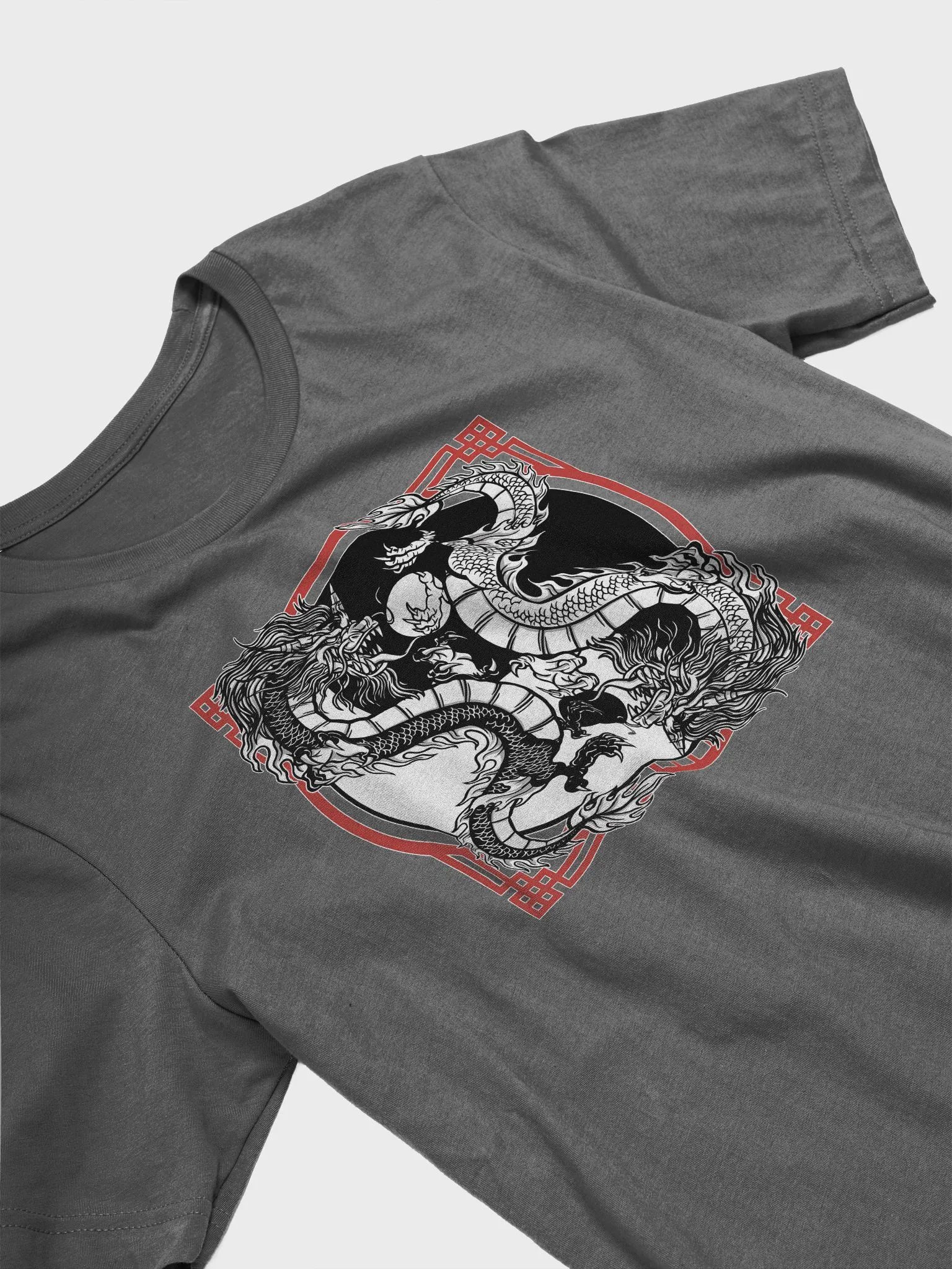 Yin and Yang Dragons Premium T-shirt product image (3)