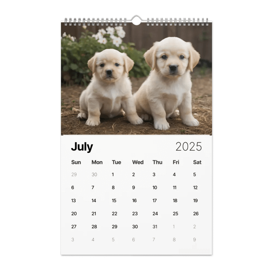 CZ229 Puppies Calendar product image (7)