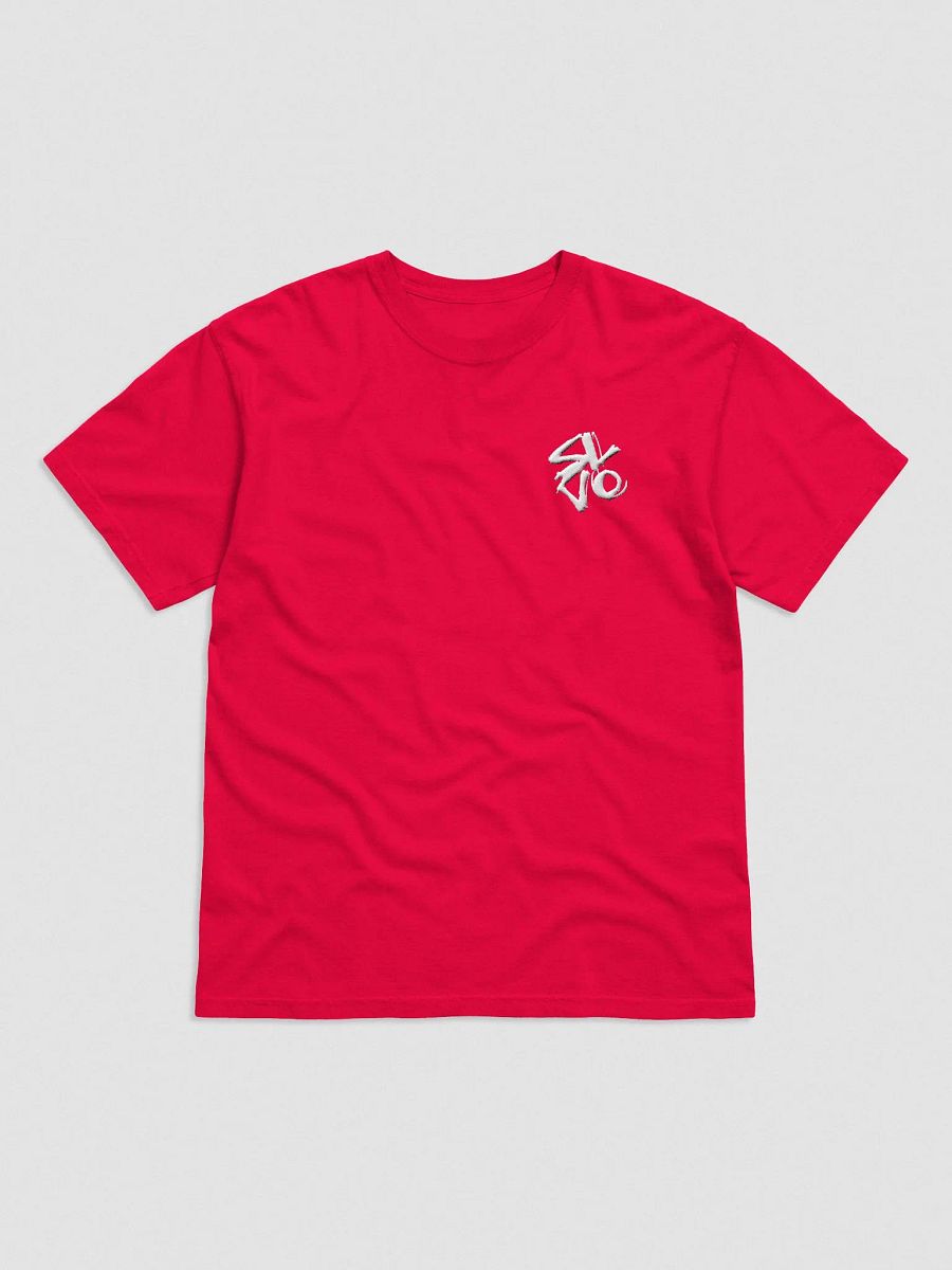 TShirt gestickt rot/weißes Logo product image (3)