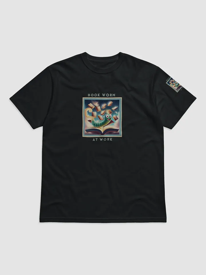 Book Worm at Work Econcious Unisex T-shirt product image (1)