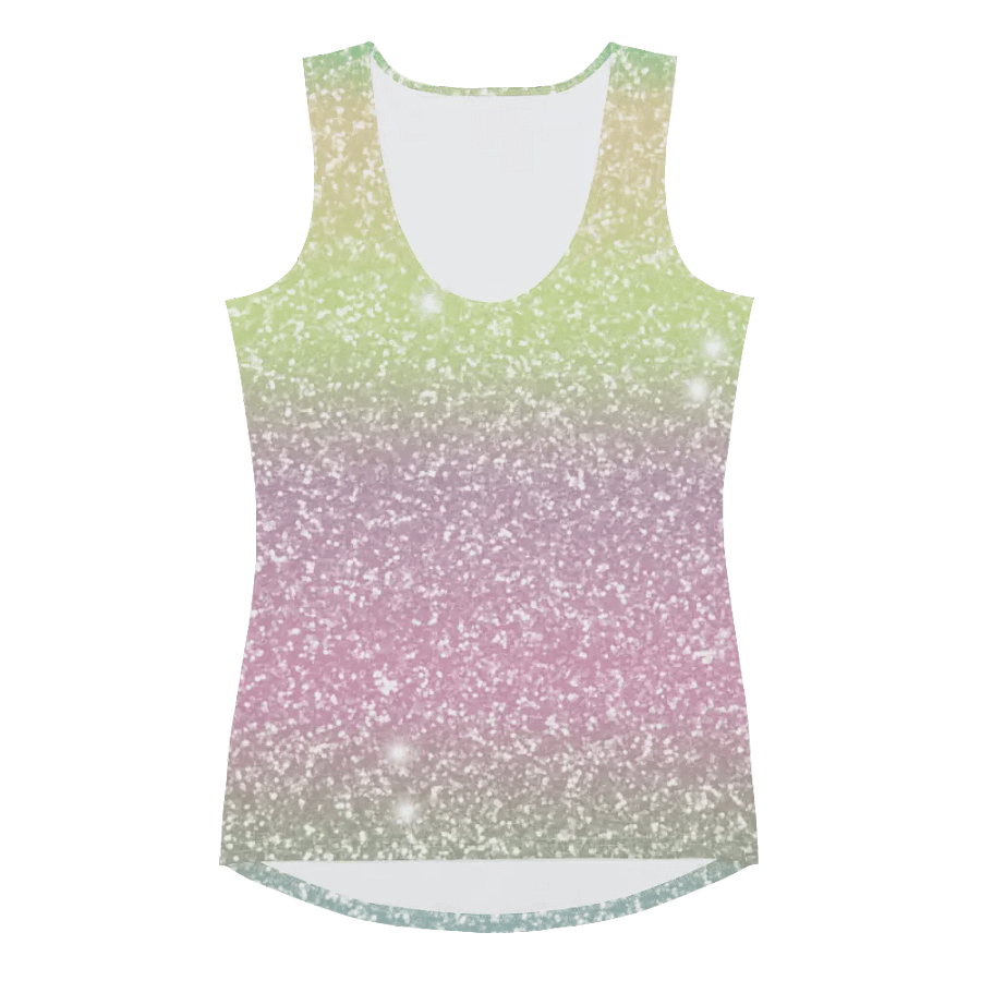 Glitter Unicorn Texture Design Tank Top (12) product image (3)