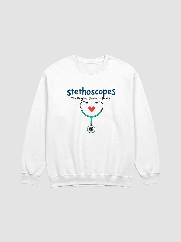 Heartbeat Stethoscope Crewneck Sweatshirt product image (3)