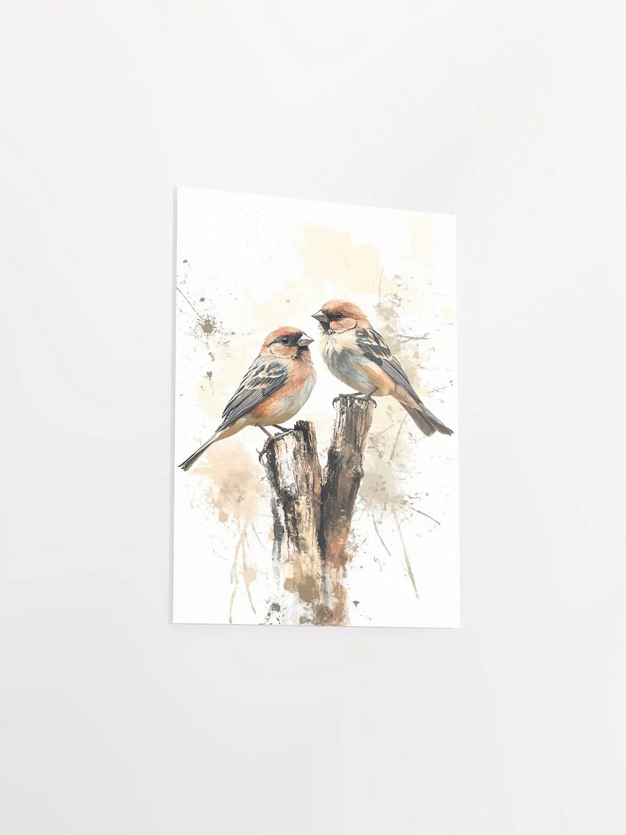 Rustic Lovebirds - Farmhouse Nature Wall Art product image (22)
