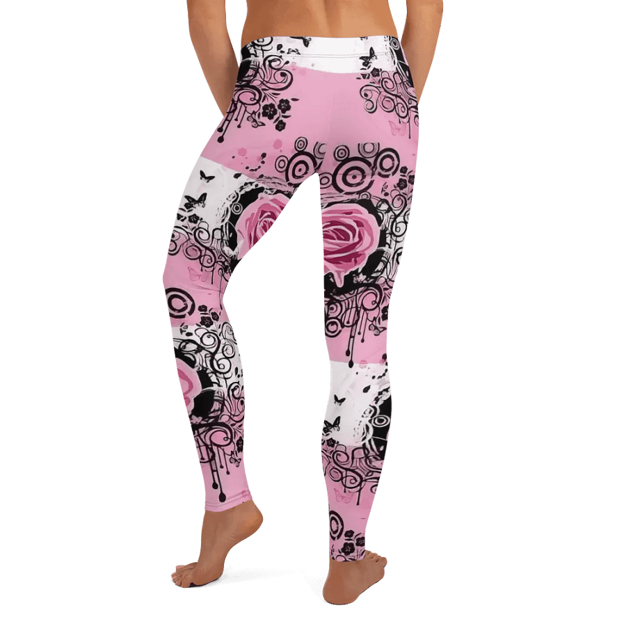 Romantic Rose All-Over Print Leggings product image (8)
