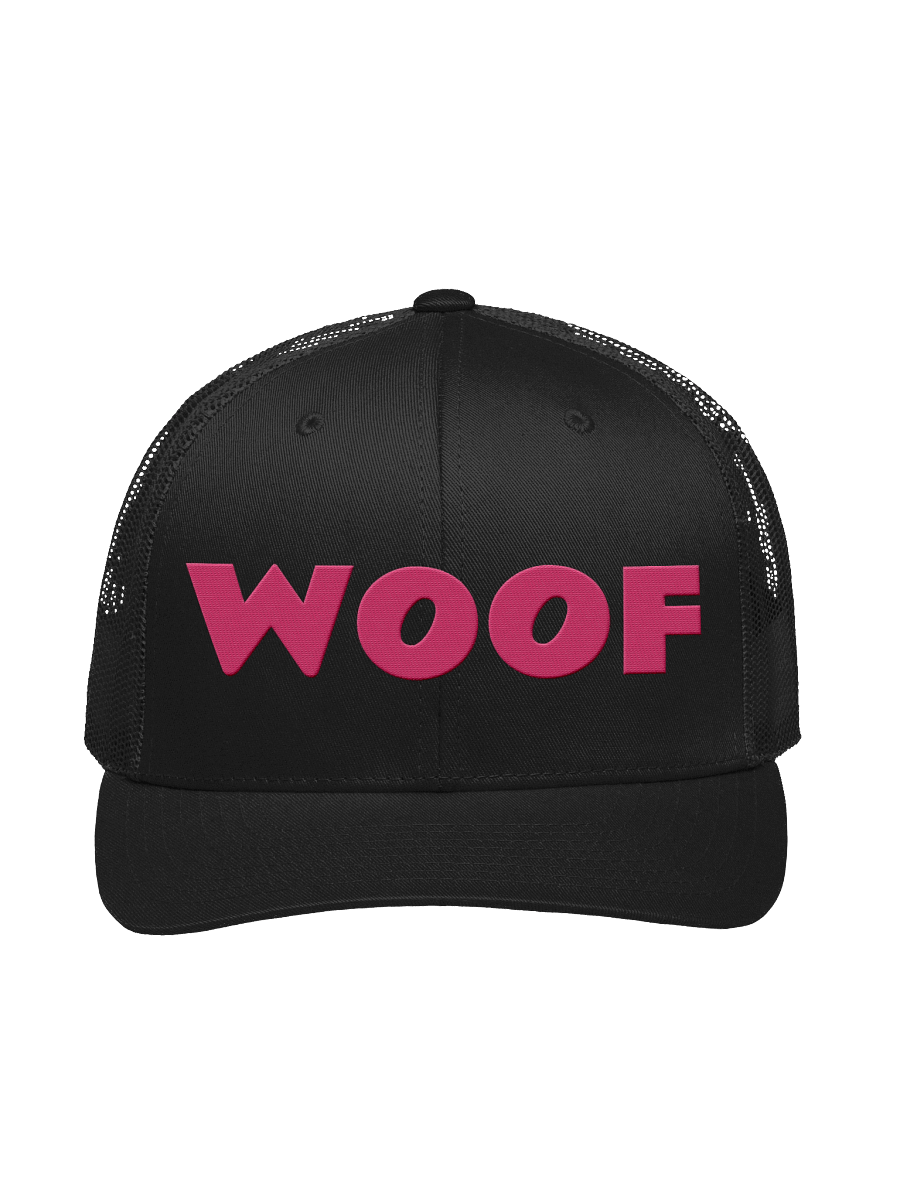 Embroidered WOOF Hat - Pink Thread Collection product image (1)