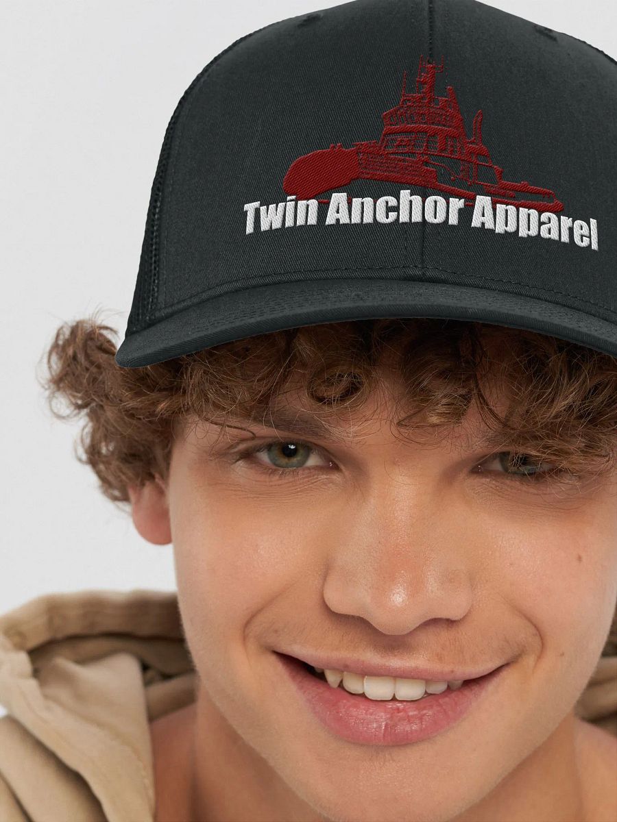 Red Marco tug Richardson Trucker Hat product image (8)