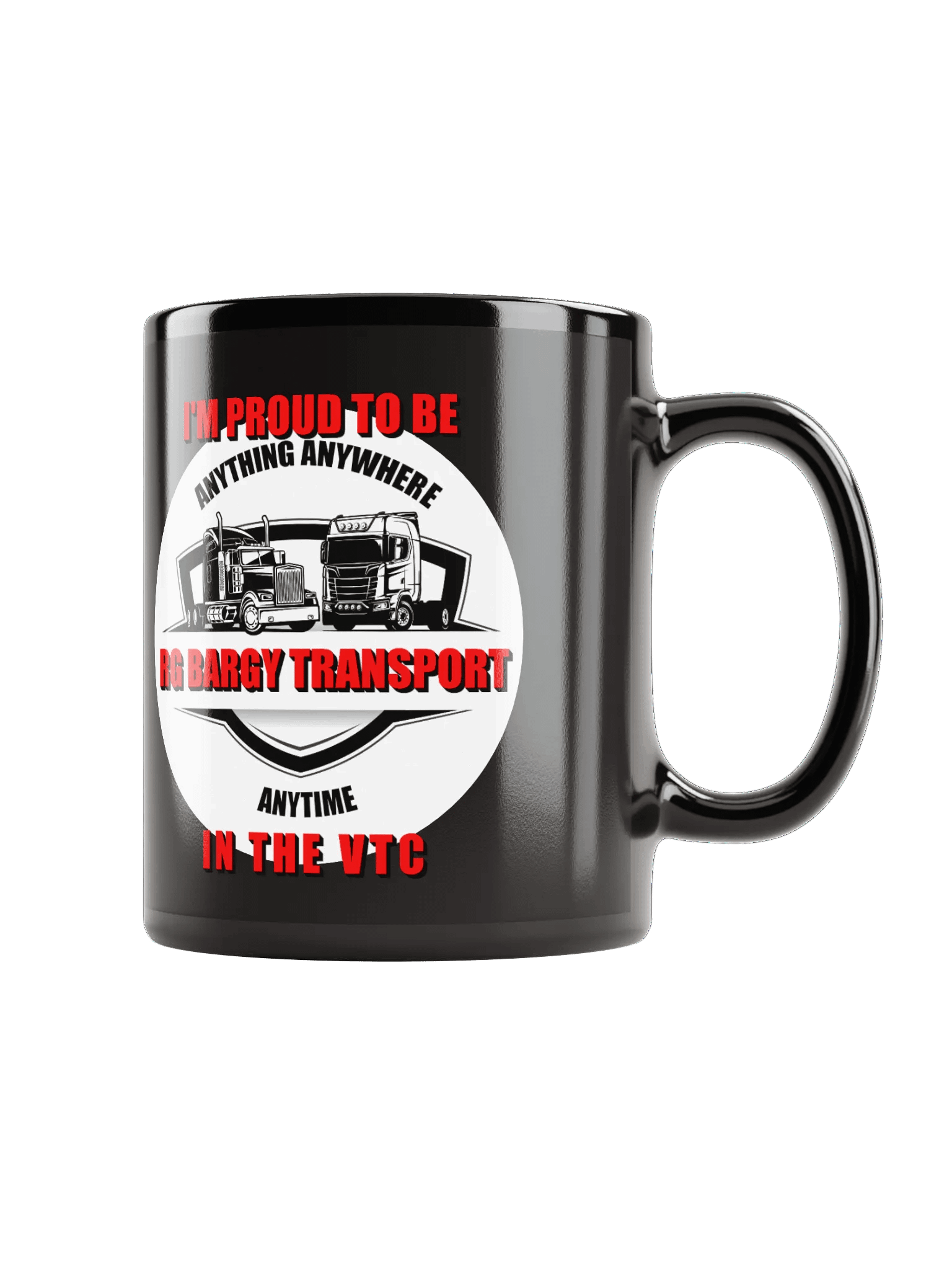 RG Bargy Transport Black Glossy Mug product image (1)