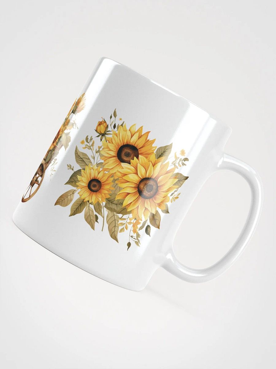 Sunflower Bliss White Glossy Mug product image (5)