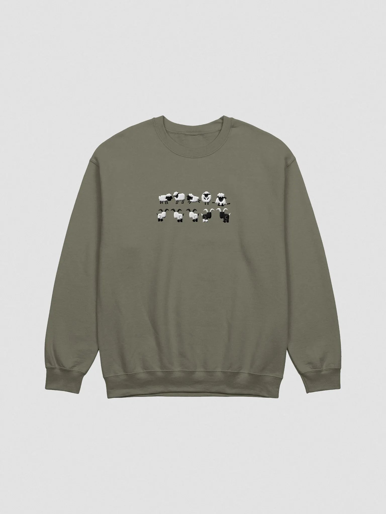 The Goat & The Sheep (Embroidered Sweatshirt) product image (3)
