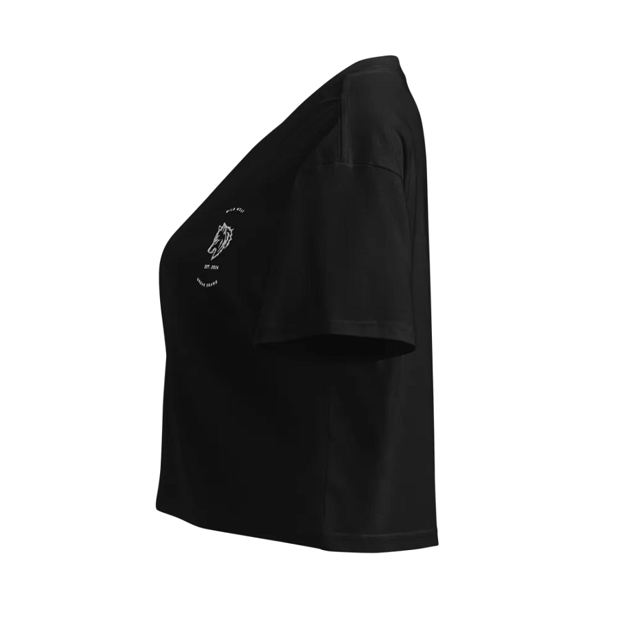 Wild Wolf Premium Crop Top Black product image (3)
