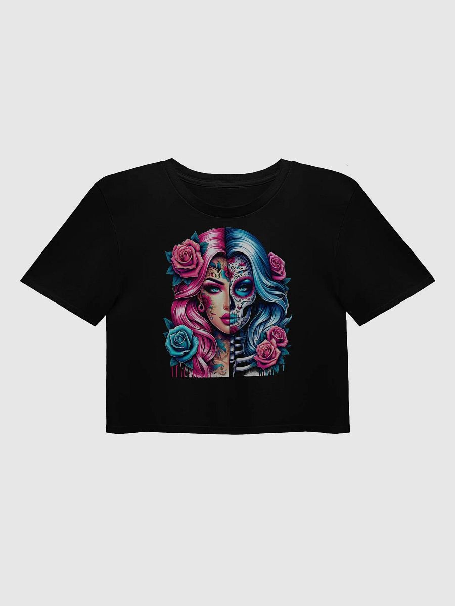 Vibrant Woman Day of the Dead Crop Top product image (5)