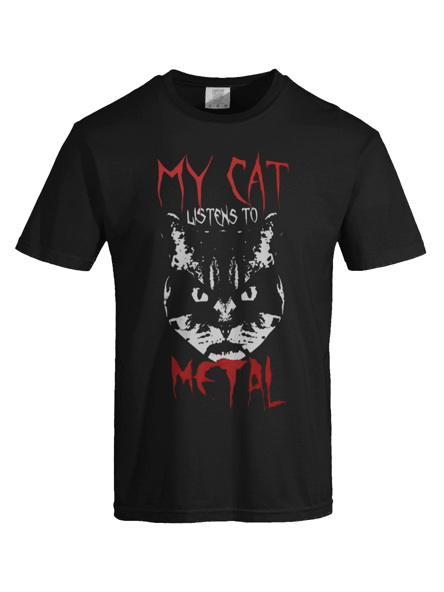 My Cat Listens To Metal Shirt product image (3)