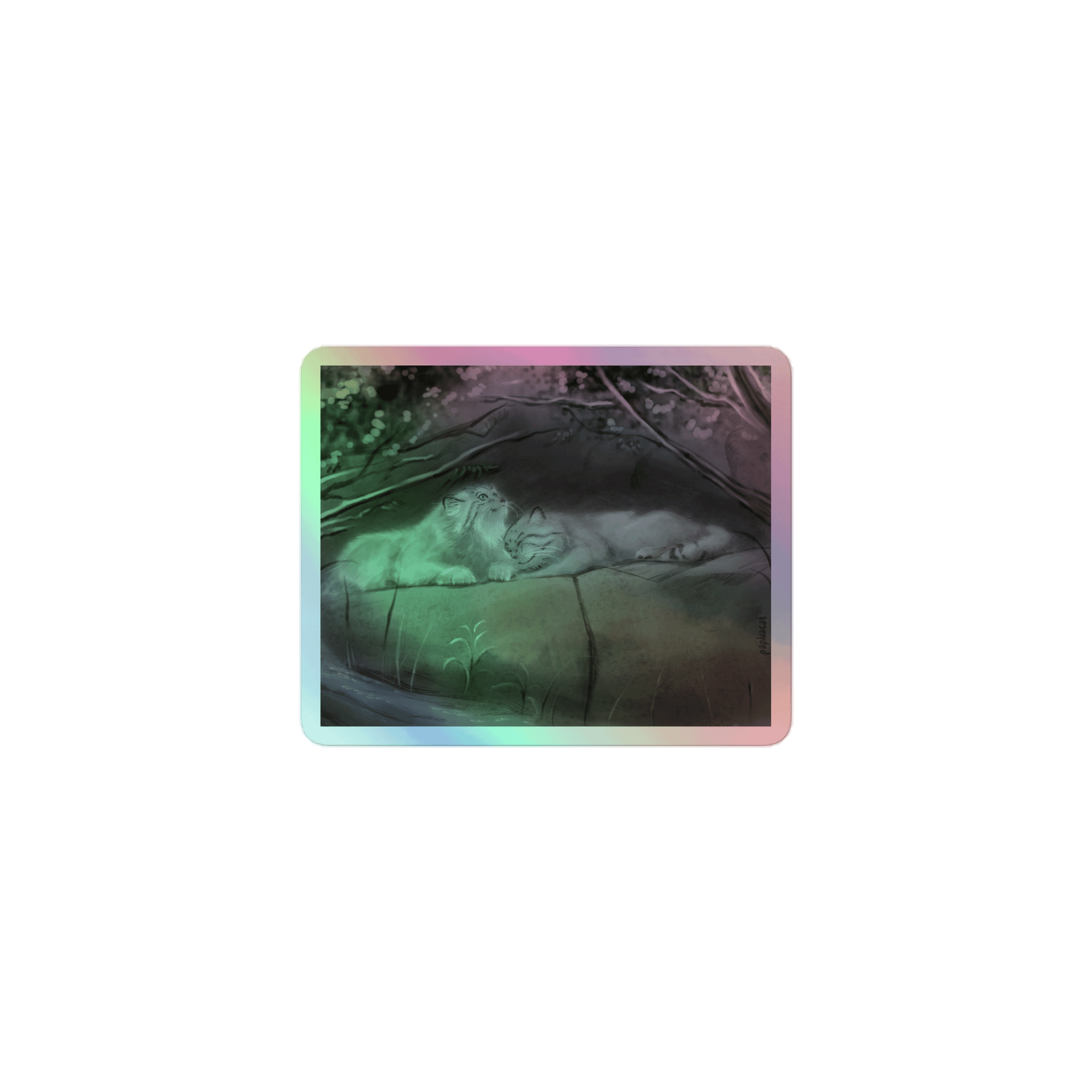Bol & Polly Tribute (Color) - Holo Sticker product image (1)