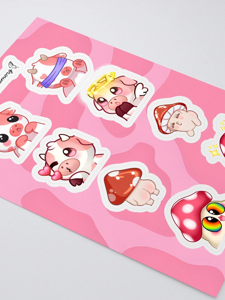 Mooshroom sticker pack product image (2)