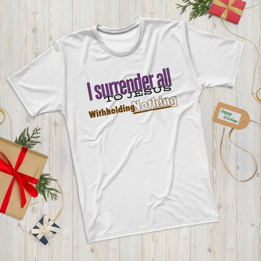 I surrender all to jesus Crew Neck T-Shirt product image (5)