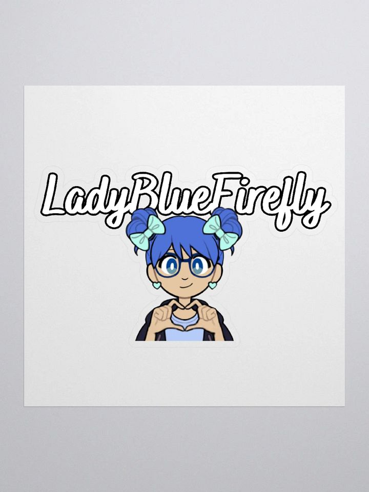 LadyBlueFirefly PNG Hand Heart Sticker product image (1)