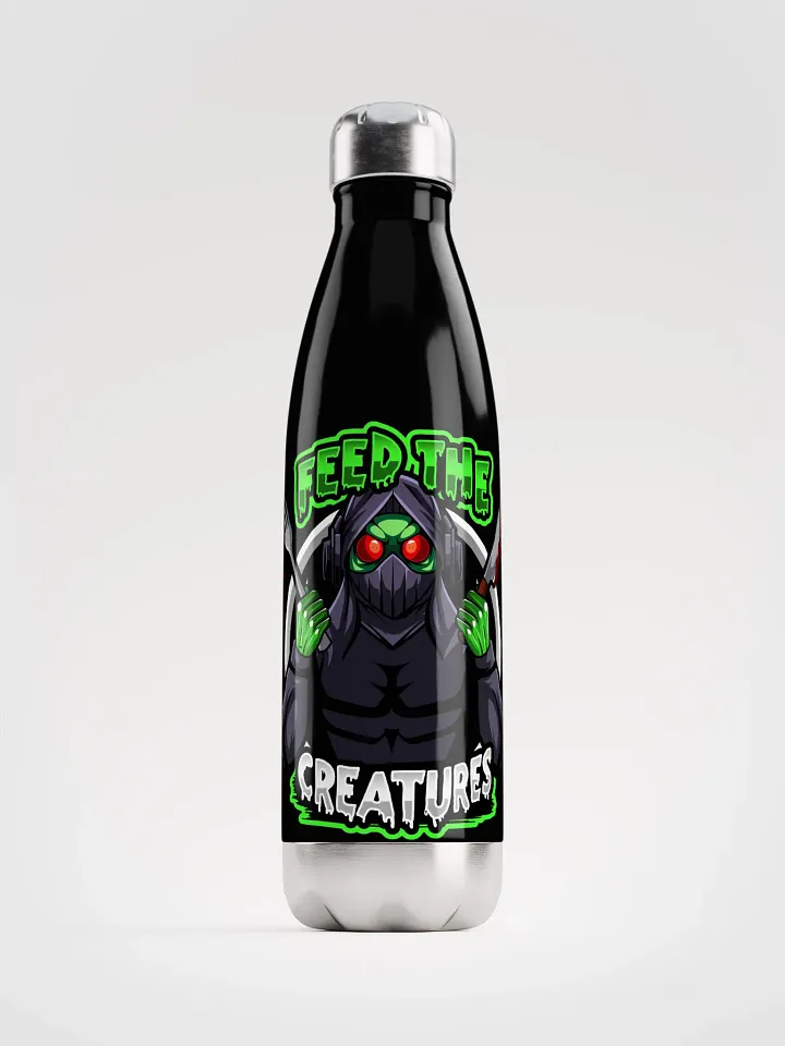 Feed The Creatures Stainless Steel Water Bottle product image (1)