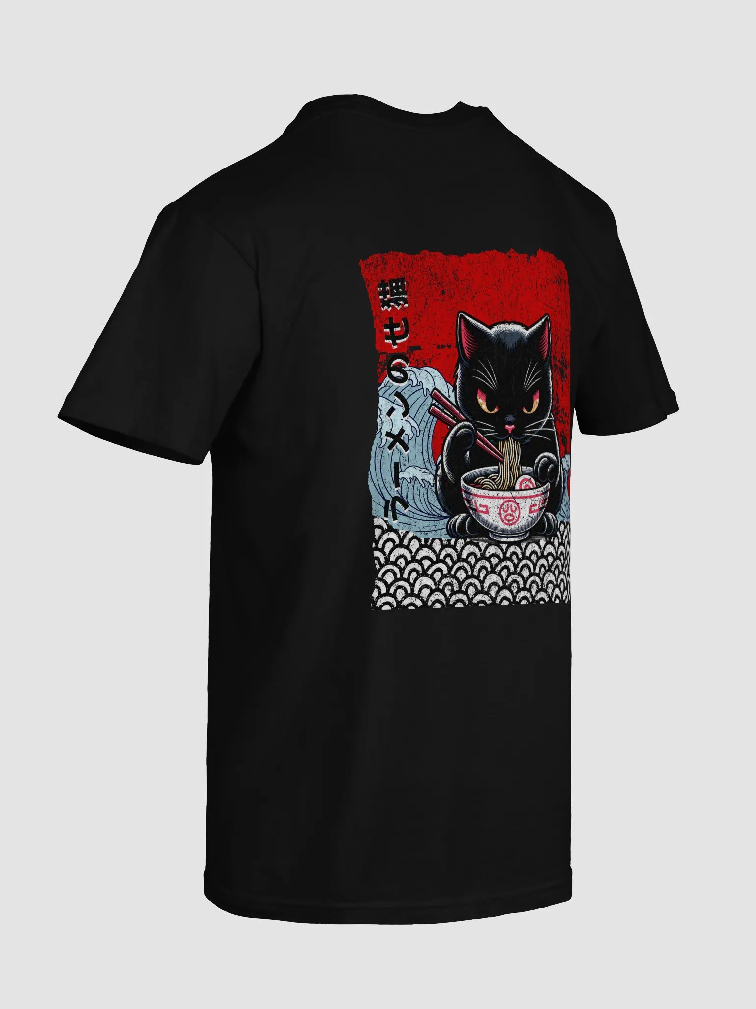Ramen Slayer – Kawaii Cat Slurping Noodles - Back2Back product image (8)