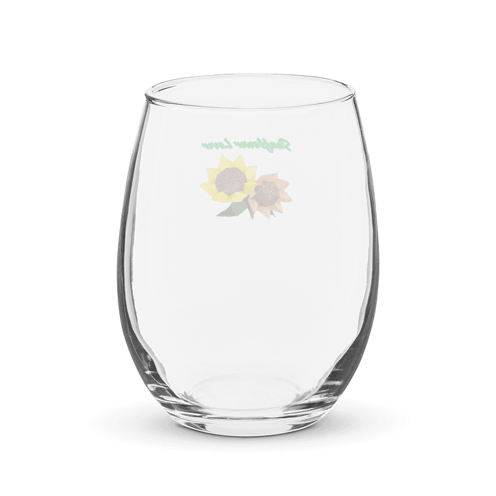 Origami Sunflower Stemless Wine Glass product image (2)