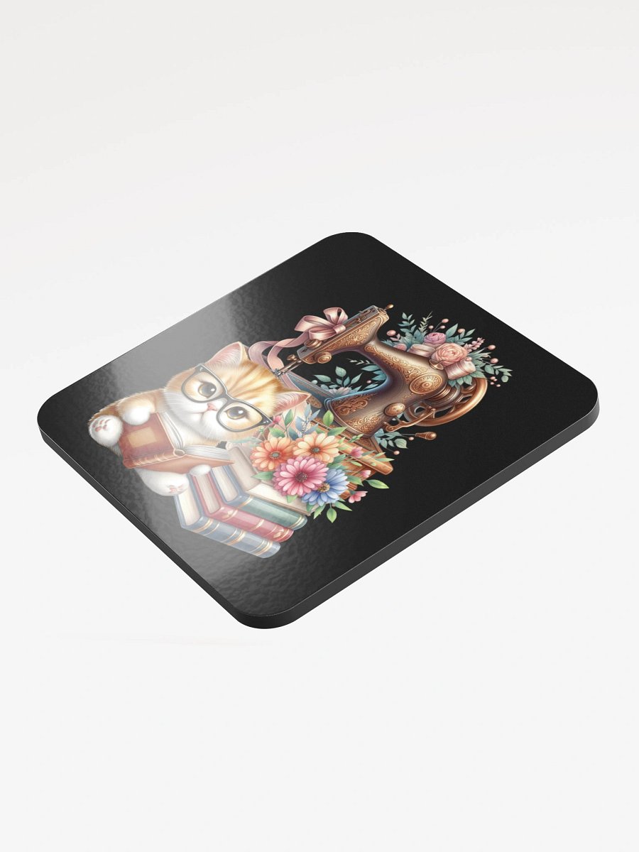 Whimsical Kitty Glasses Coaster Set product image (3)