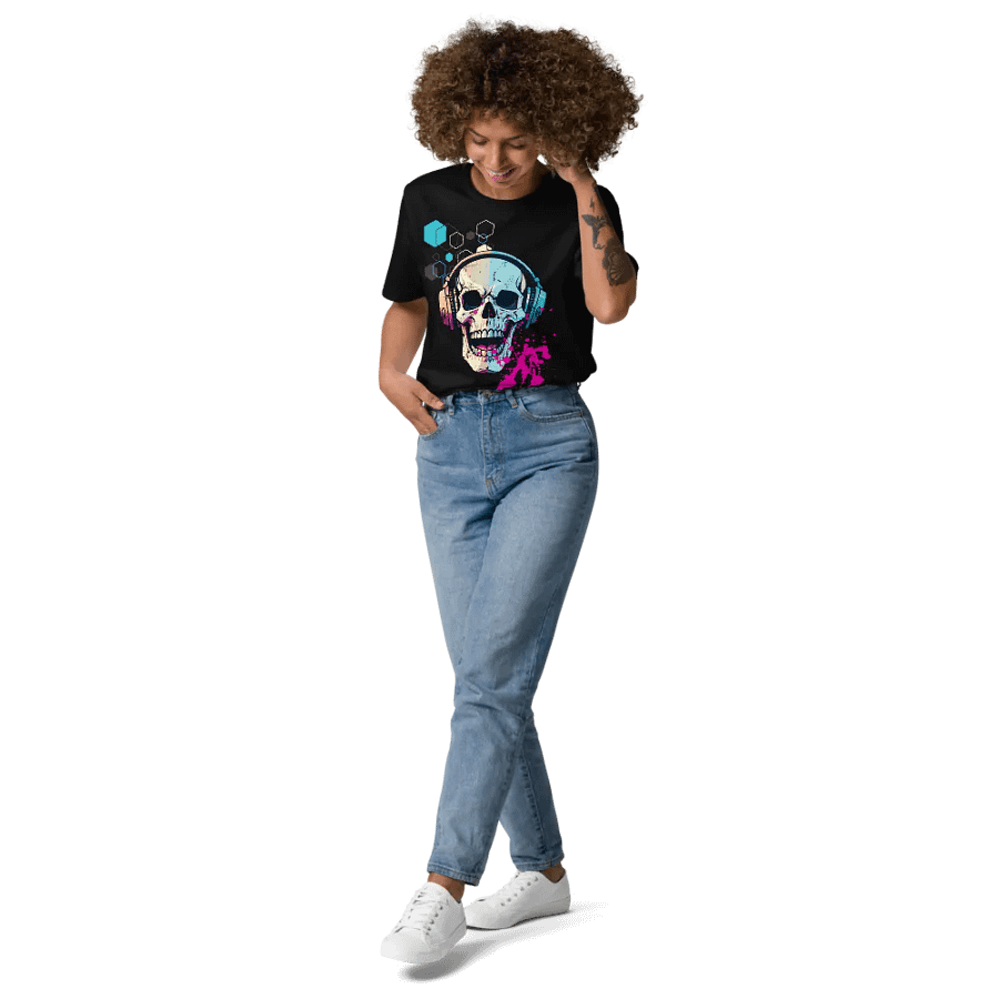 Groove Reaper Skull Organic Tee product image (9)