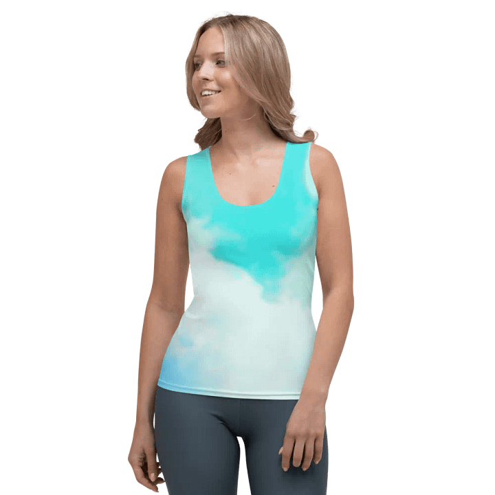 Blur cloud rainbow Design Tank Top - V2 product image (1)