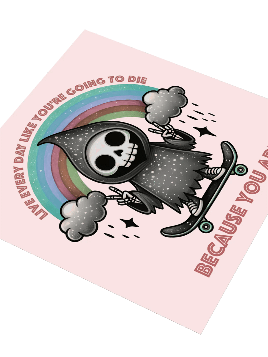Live Every Day Sticker (Red) product image (3)