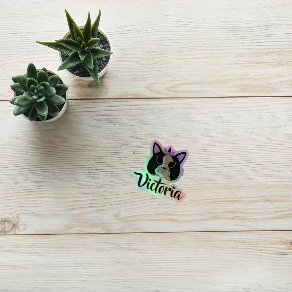 Victoria's Playful Holographic Sticker product image (10)