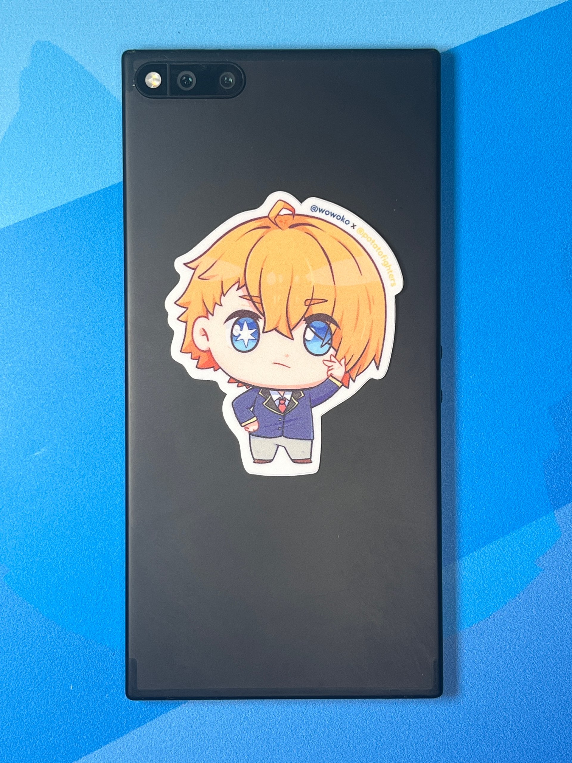 WoWoKo x Potato Fighers - Aqua - Sticker product image (2)