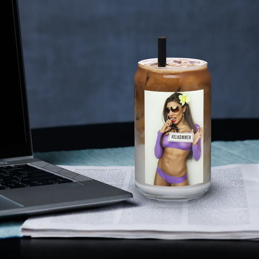 Velkommen Glass Jar Cup product image (33)
