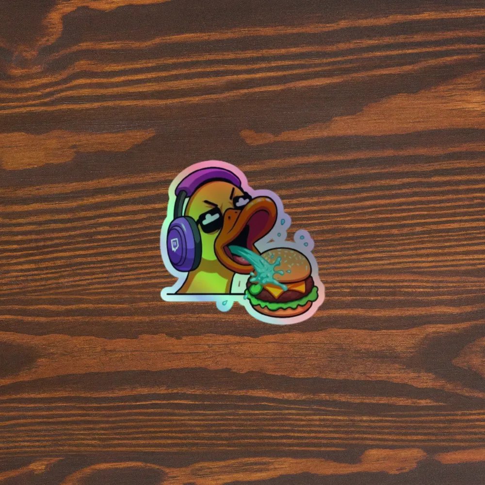 Quack Attack Holographic Sticker Sheet product image (5)