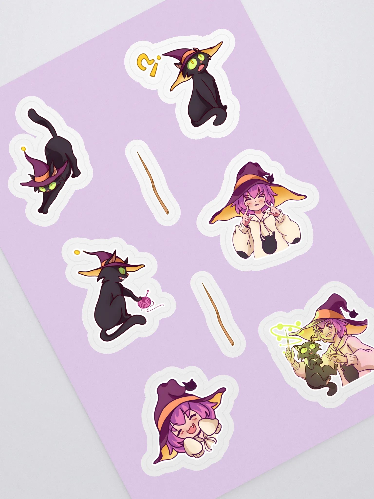 Wand For Hire - Sticker Sheet product image (1)