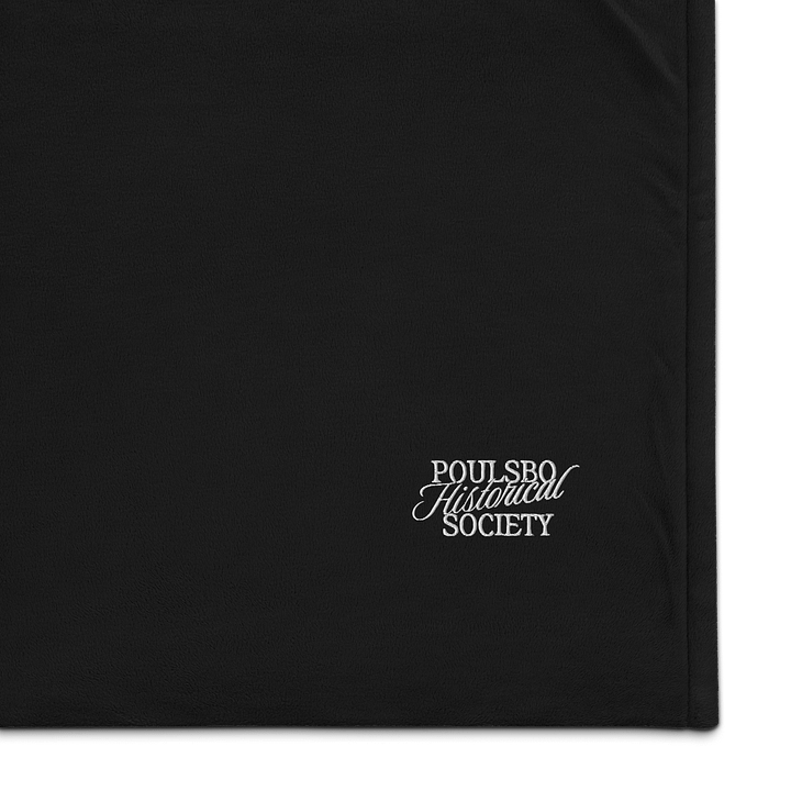 Poulsbo Historical Society Embroidered Premium Sherpa Blanket product image (1)