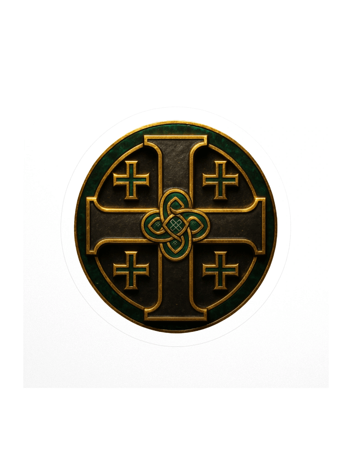 Layman Jerusalem Cross sticker product image (1)