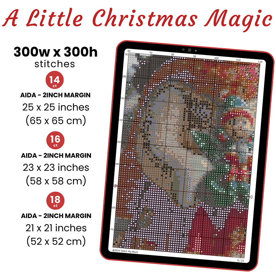 Little Christmas By The Window Cross Stitch Pattern product image (2)