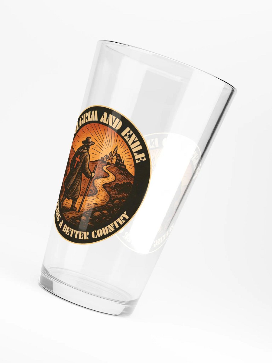 Pilgrim and Exile pint glass product image (5)