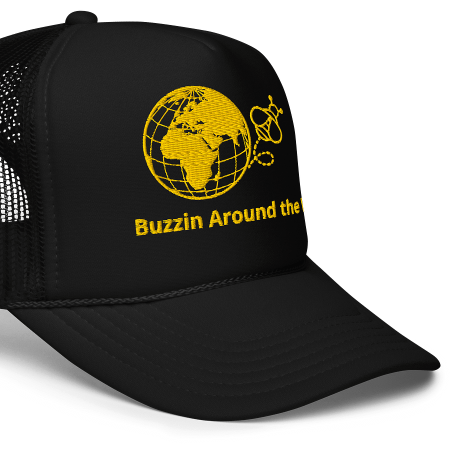 Buzzin Around the World Trucker Hat product image (6)