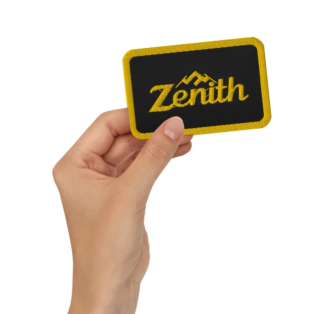 Exclusive ZENITH Embroidered Patches - Black & White Designs product image (4)