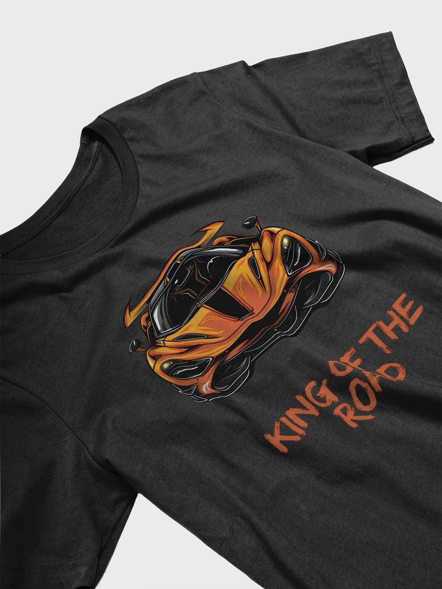 King of the Road Orange Sports Car T-Shirt product image (3)