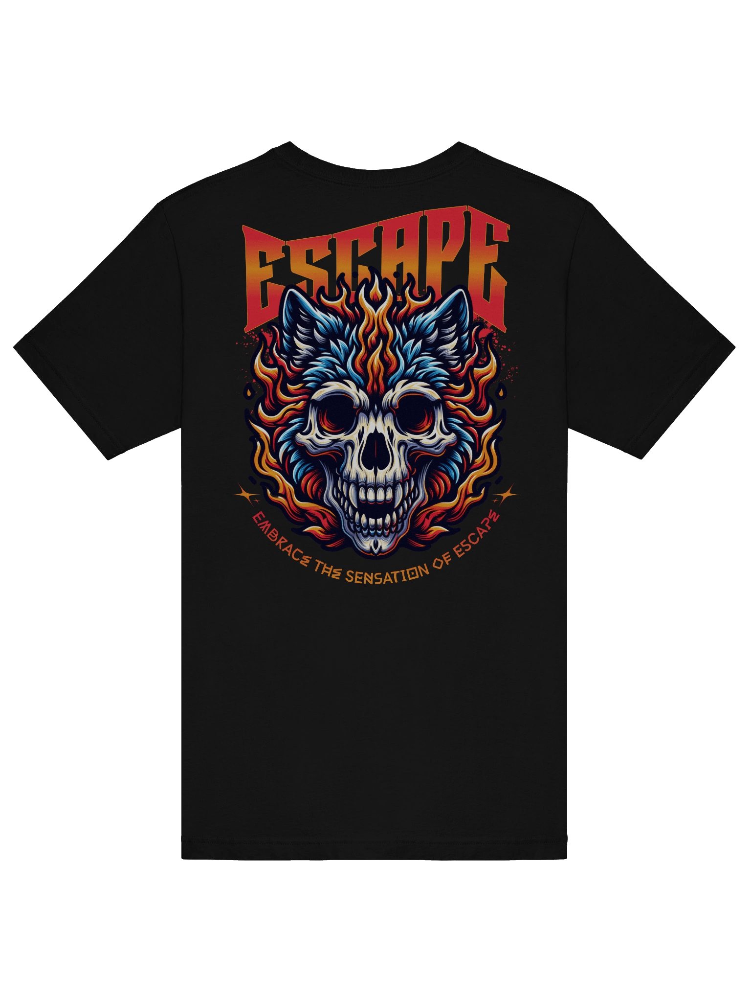 Unique Escape Wolf Skull T-Shirt for Casual Wear product image (54)