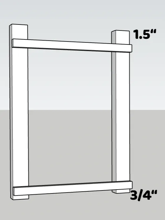 [Build Plans] Two 2x4s Horizontal Plant Stand product image (2)