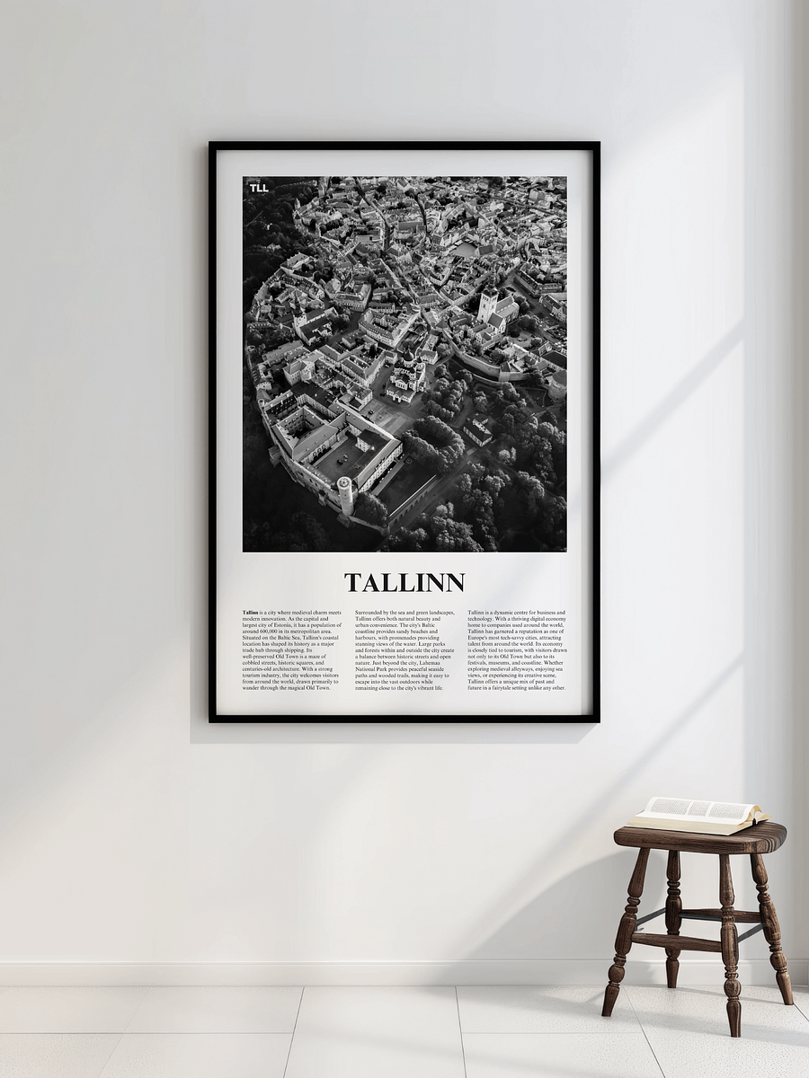 Tallinn 03 Newspaper Poster product image (4)