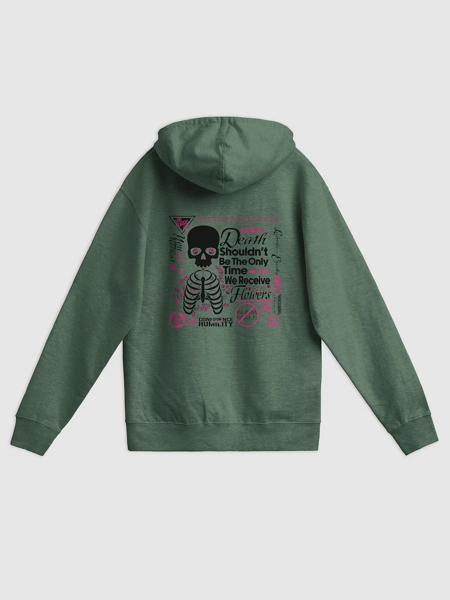 Death and Flowers Zip-Up Hoodie product image (2)