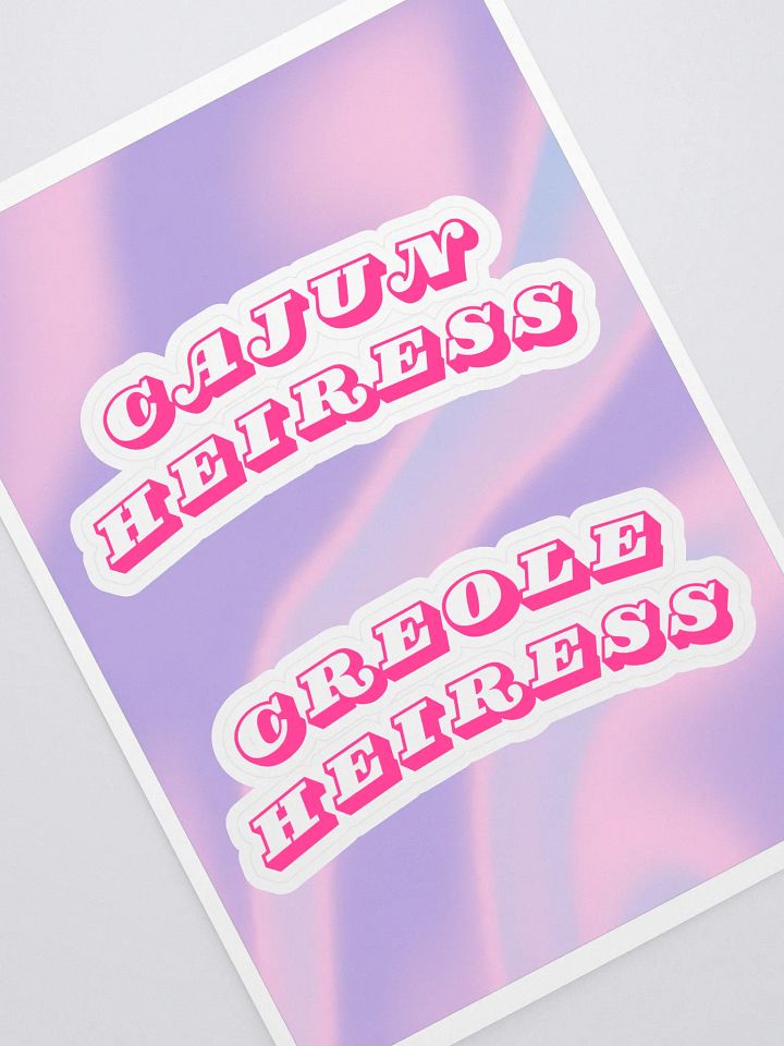 LOUISIANA HEIRESS STICKER SET product image (1)