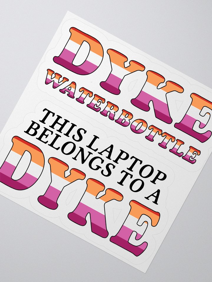 DYKE PROPERTY STICKERS product image (5)