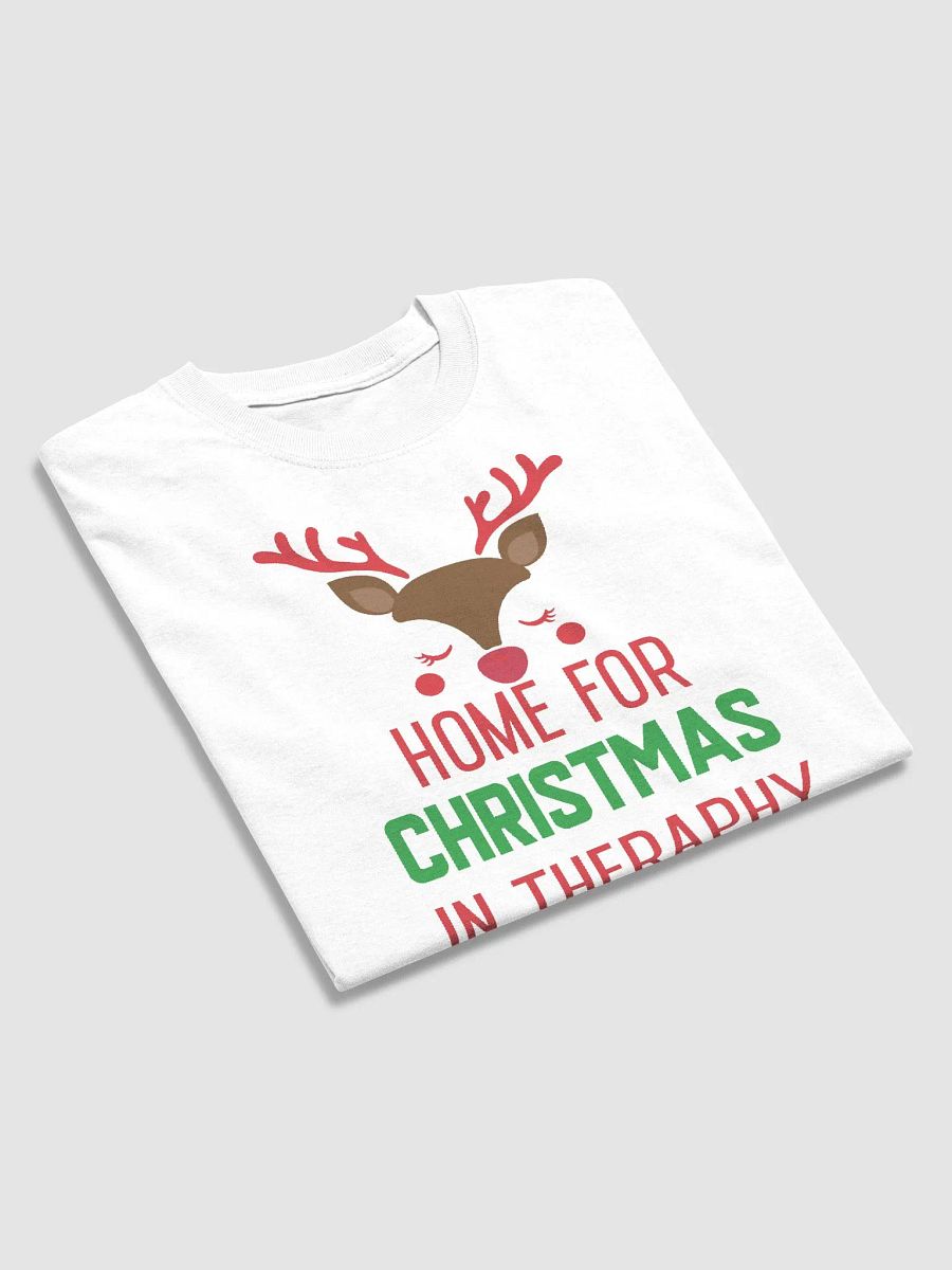 Home for Christmas Festive Tee Shirt Gildan 5000 USA product image (11)