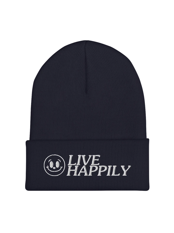 Live Happily Beanie product image (1)